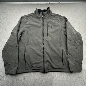 Polo Ralph Lauren Performance Softshell Fleece Lined Jacket Mens XXL Gray